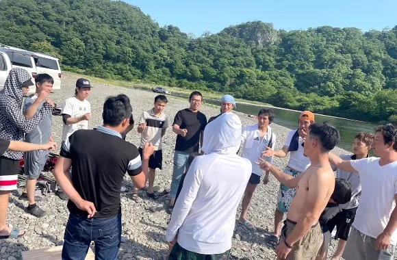 バーベキューなどイベントの様子