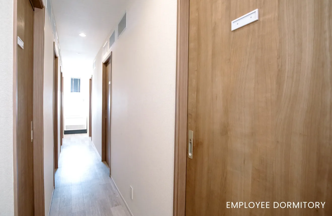 工場の外観の様子